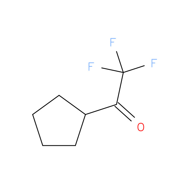 Ethanone, 1-cyclopentyl-2,2,2-trifluoro- (9CI) 化学構造式