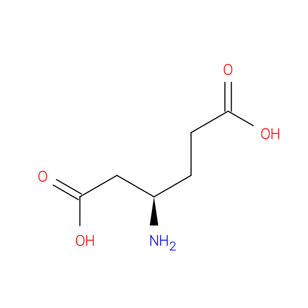 D-beta-homoglutamic acid 化学構造式