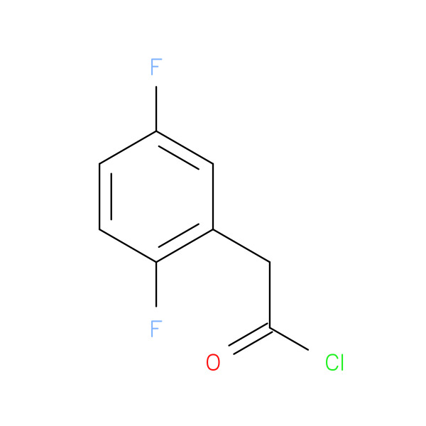 (2,5-Difluoro-phenyl)-acetyl chloride 化学構造式