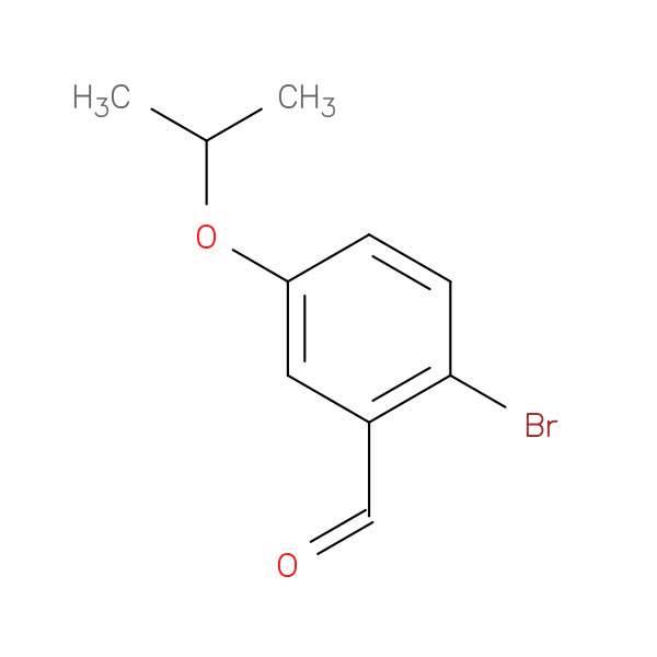 2-Bromo-5-isopropoxybenzaldehyde 化学構造式