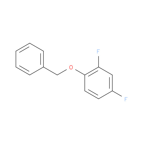1-(Benzyloxy)-2,4-difluorobenzene 化学構造式