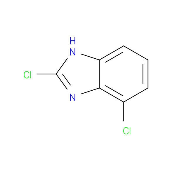 1H-Benzimidazole,2,4-dichloro-(9CI) 化学構造式