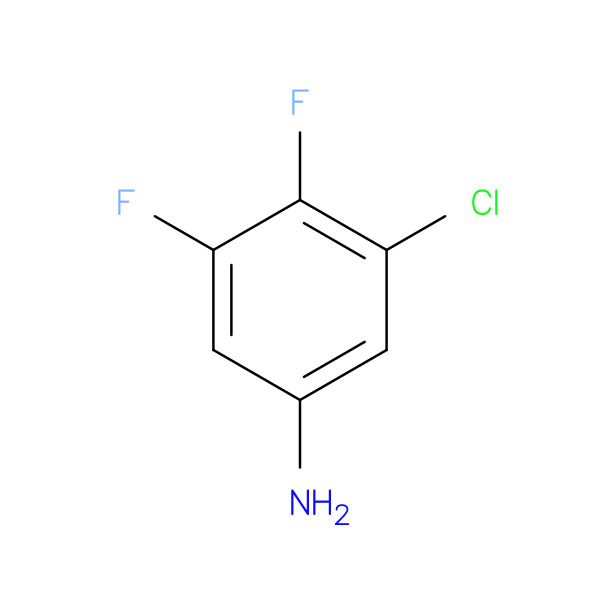 3-CHLORO-4.5-DIFLUOROANILINE 化学構造式