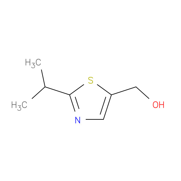 5-Thiazolemethanol,2-(1-methylethyl)-(9CI) 化学構造式