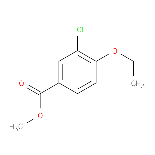 Methyl 3-chloro-4-ethoxybenzoate 化学構造式
