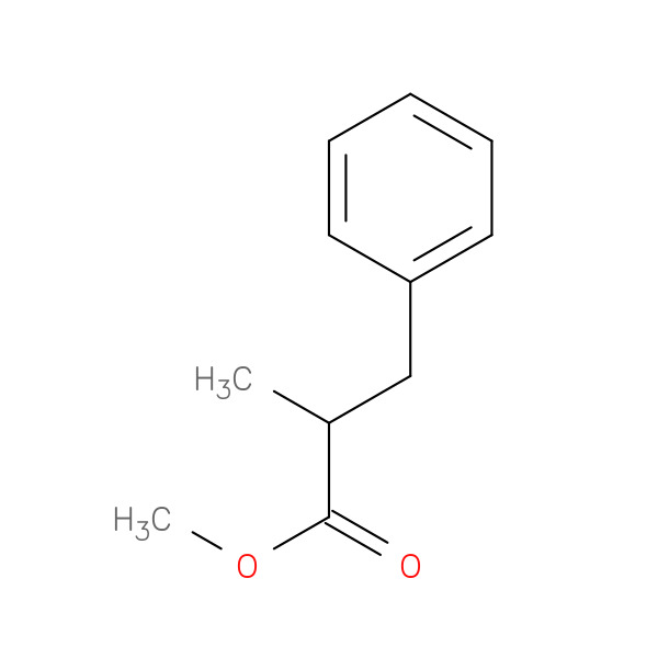 Benyl propionic methyl ester 化学構造式