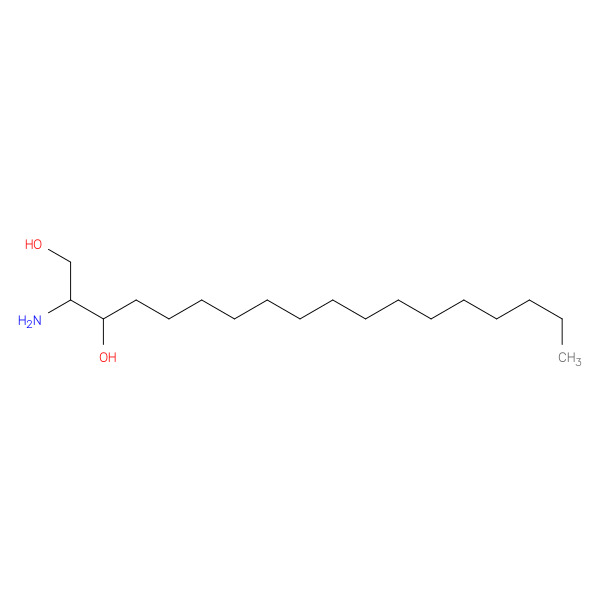 DL-erythro-Dihydrosphingosine 化学構造式