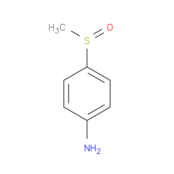 4-(Methylsulfinyl)aniline 化学構造式