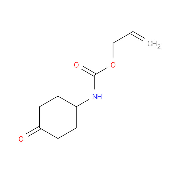 4-N-ALLOC-AMINOCYCLOHEXANONE 化学構造式