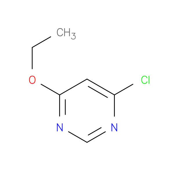 4-CHLORO-6-ETHOXYPYRIMIDINE 化学構造式