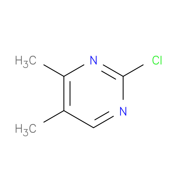 Pyrimidine, 2-chloro-4,5-dimethyl- (9CI) 化学構造式
