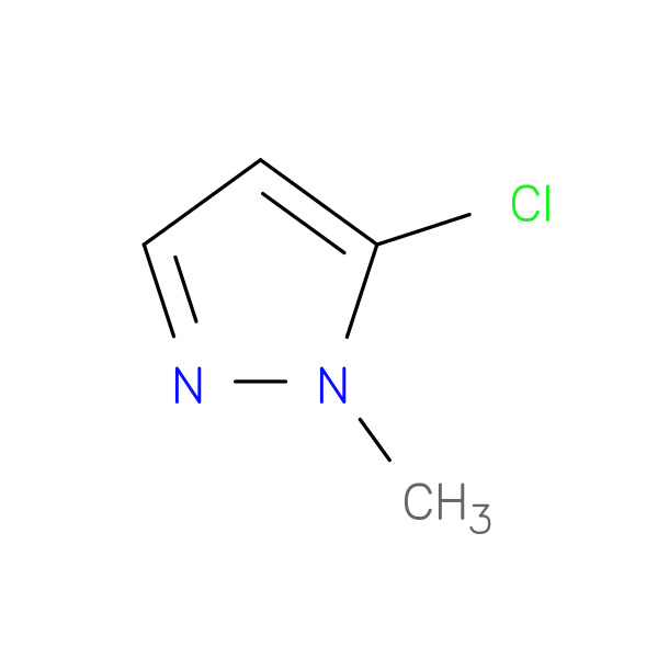5-Chloro-1-methyl-1h-pyrazole 化学構造式