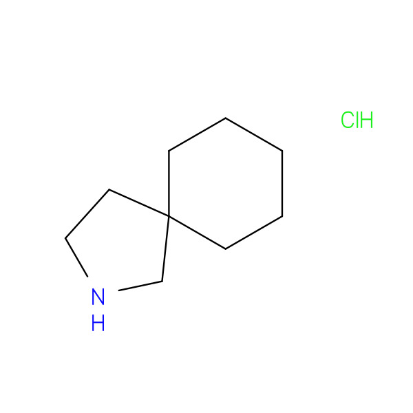 2-Azaspiro[4.5]decane hydrochloride 化学構造式