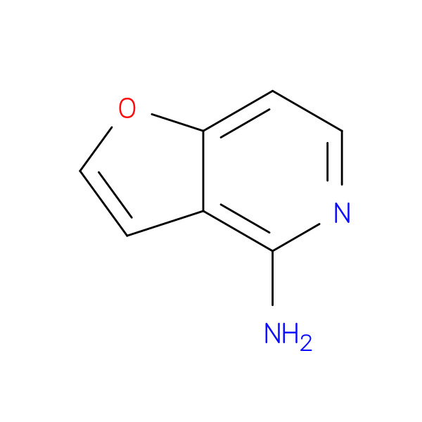 furo[3,2-c]pyridin-4-amine 化学構造式