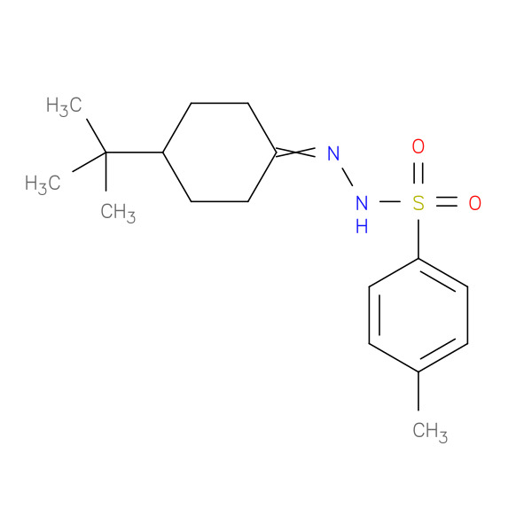 N'-(4-tert-butylcyclohexylidene)-4-Methylbenzenesulfonohydrazide 化学構造式