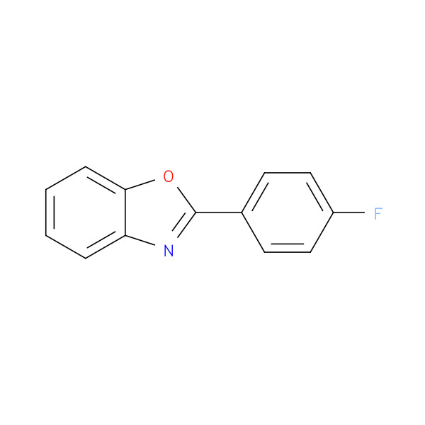 2-(4-Fluorophenyl)benzoxazole 化学構造式