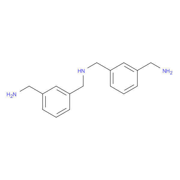 BIS-(3-AMINOMETHYLBENZYL)AMIN 化学構造式