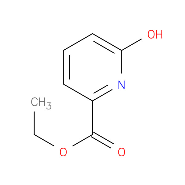 ETHYL 6-HYDROXYPYRIDINE-2-CARBOXYLATE 化学構造式