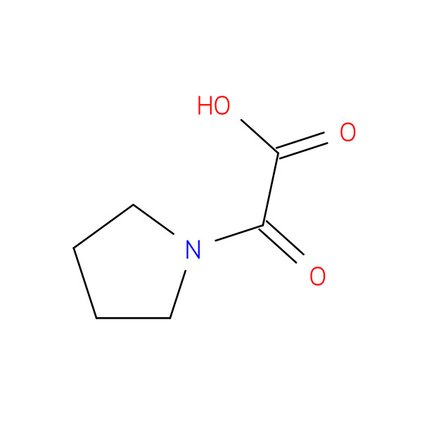 OXO-PYRROLIDIN-1-YL-ACETIC ACID 化学構造式