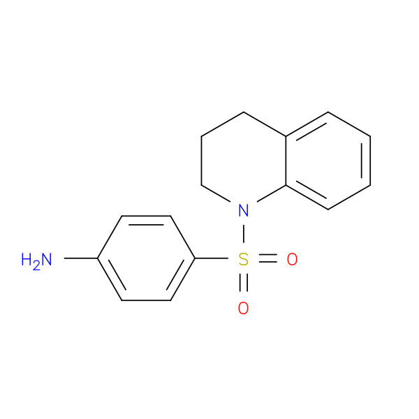 4-(3,4-DIHYDROQUINOLIN-1(2H)-YLSULFONYL)ANILINE 化学構造式