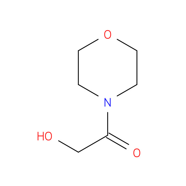 2-MORPHOLIN-4-YL-2-OXOETHANOL 化学構造式