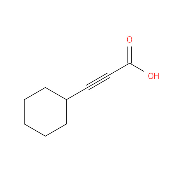 3-Cyclohexylpropiolic acid 化学構造式