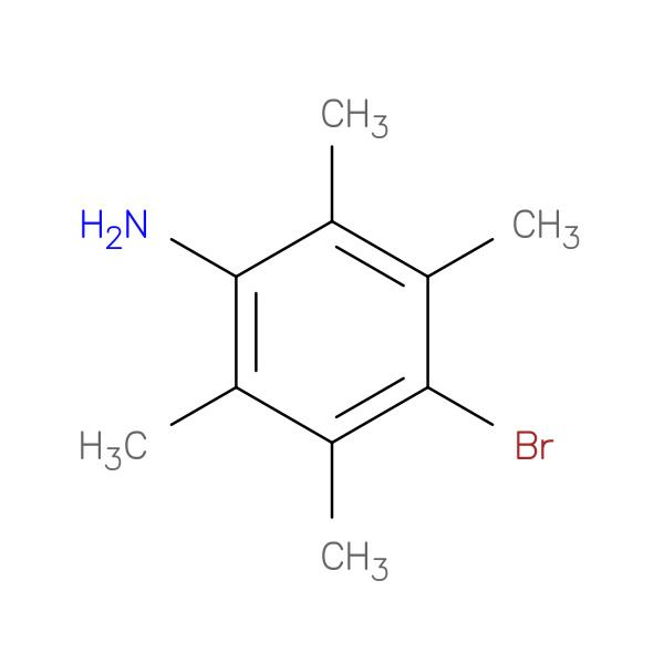 3-Amino-6-bromodurene 化学構造式