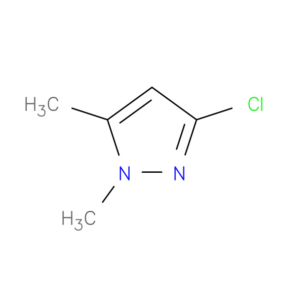 3-Chloro-1,5-diMethyl-1H-pyrazole 化学構造式