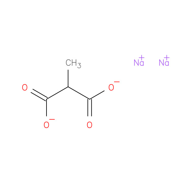 Propanedioic acid, 2-Methyl-, disodiuM salt 化学構造式