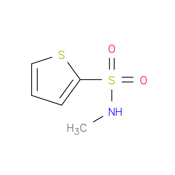 N-methylthiophene-2-sulfonamide 化学構造式