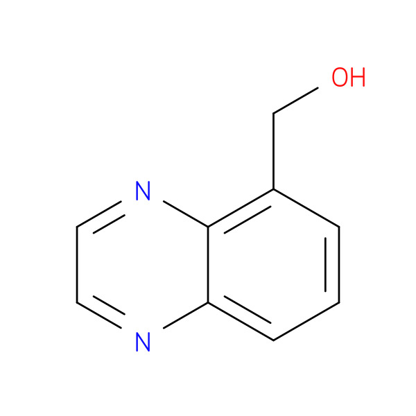 5-Quinoxalinemethanol 化学構造式