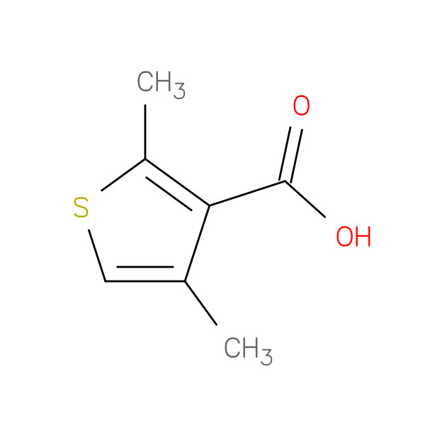 3-Thiophenecarboxylicacid,2,4-dimethyl-(9CI) 化学構造式