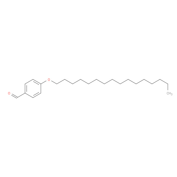 4-hexadecyloxybenzaldehyde 化学構造式