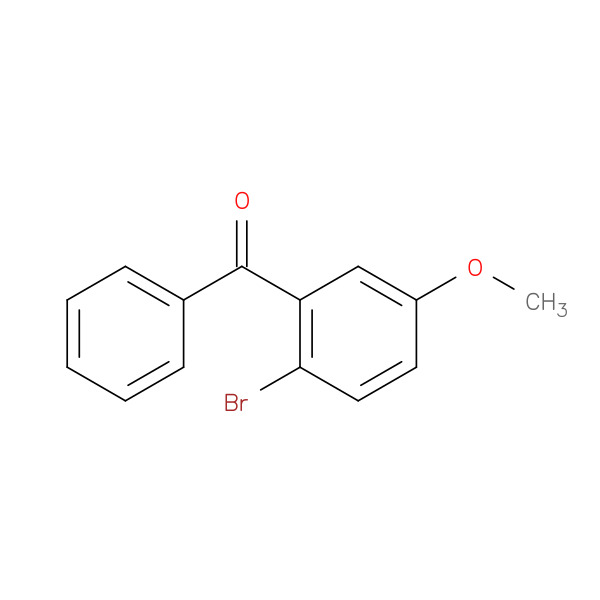 2-bromo-5-methoxybenzophenone 化学構造式