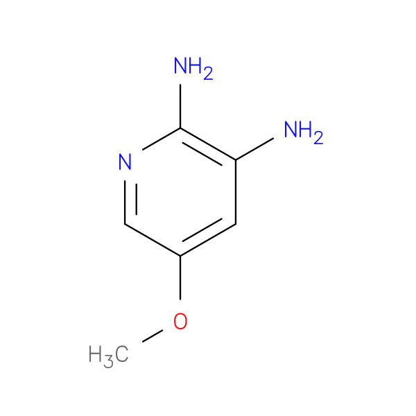 2,3-PYRIDINEDIAMINE, 6-METHOXY- 化学構造式