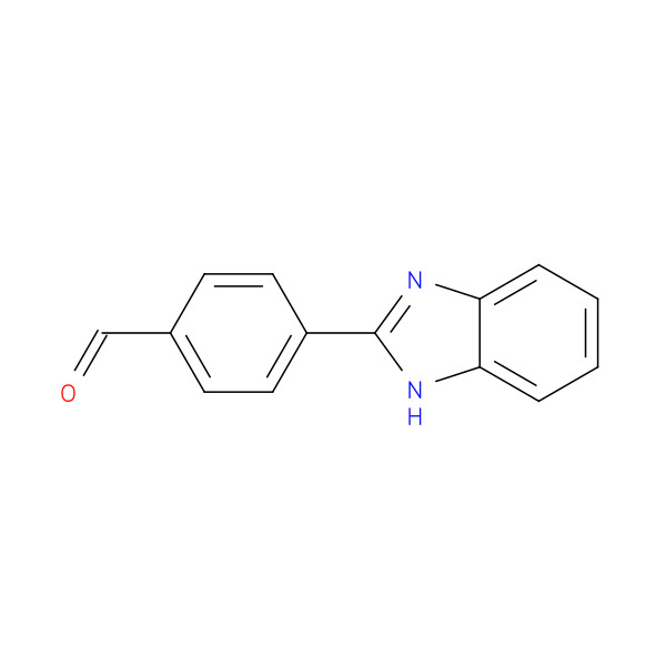 4-(1H-benzimidazol-2-yl)benzaldehyde 化学構造式