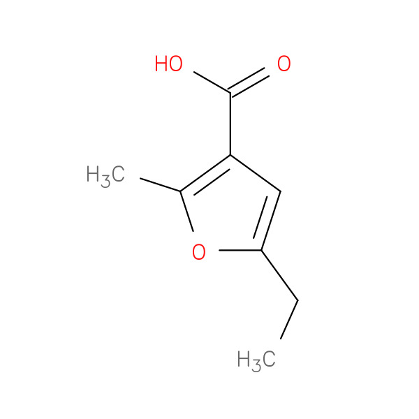 5-ETHYL-2-METHYL-3-FUROIC ACID 化学構造式