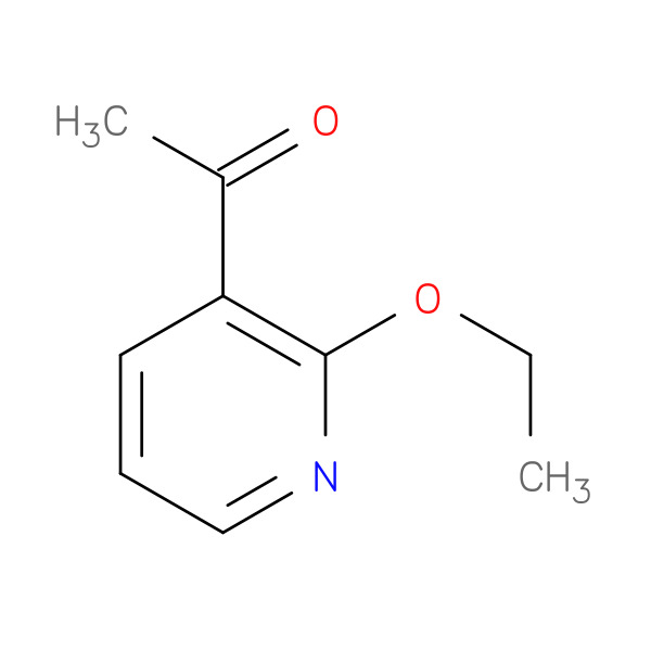 3-Acetyl-2-ethoxypyridine 化学構造式