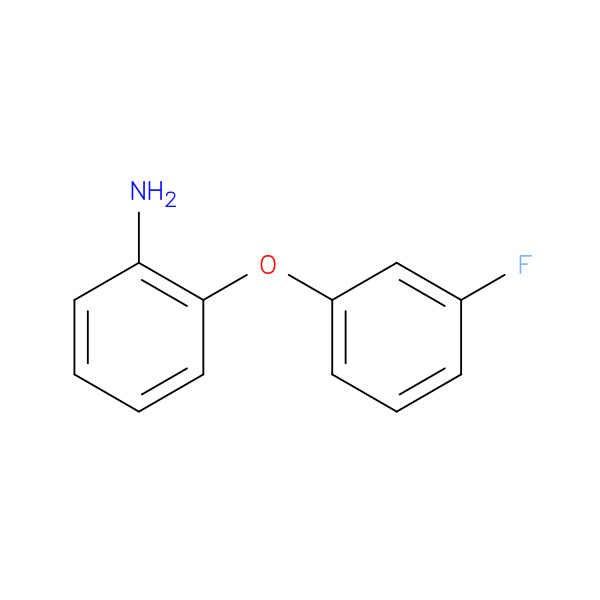 2-(3-fluorophenoxy)aniline 化学構造式
