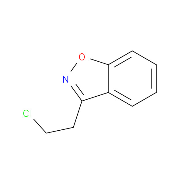 3-(2-CHLORO-ETHYL)-BENZO[D]ISOXAZOLE 化学構造式