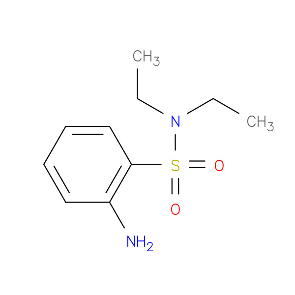 2-Amino-N,N-diethylbenzenesulfonamide 化学構造式