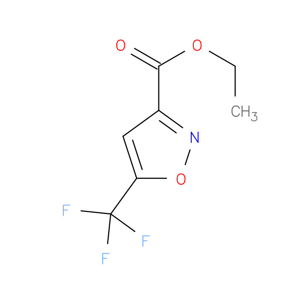 ethyl 5-(trifluoromethyl)isoxazole-3-carboxylate 化学構造式