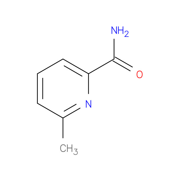 2-Pyridinecarboxamide,6-methyl-(9CI) 化学構造式