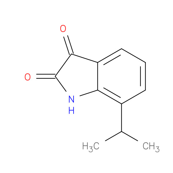 7-ISOPROPYLISATIN 化学構造式