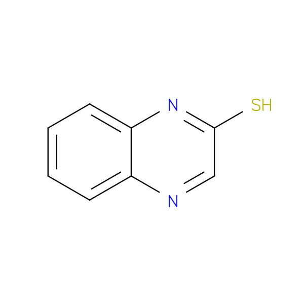 2-QUINOXALINETHIOL 化学構造式