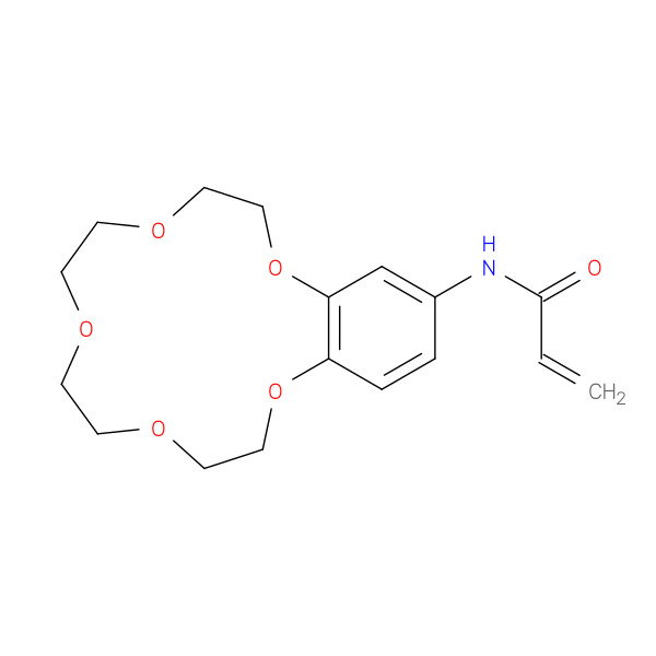4-ACRYLOYLAMIDOBENZO-15-CROWN-5, 99 化学構造式