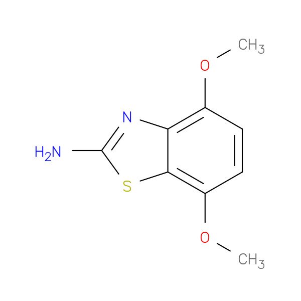 2-Benzothiazolamine,4,7-dimethoxy-(9CI) 化学構造式
