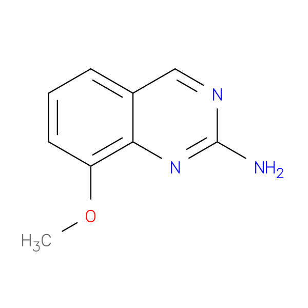 2-AMINO-8-METHOXYQUINAZOLINE 化学構造式