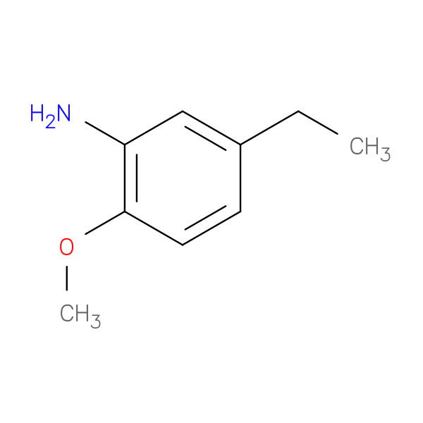 Benzenamine,  5-ethyl-2-methoxy- 化学構造式