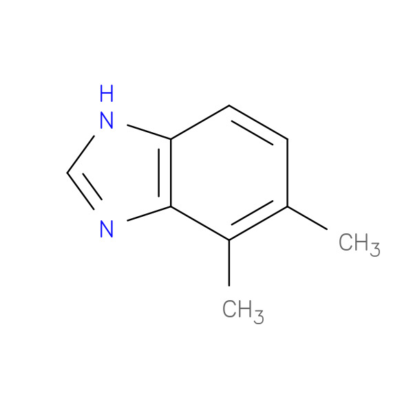 1H-Benzimidazole,4,5-dimethyl-(9CI) 化学構造式